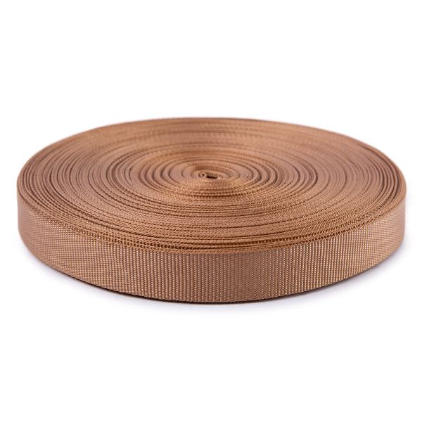 Тесьма (лента) окантовочная 22 мм / 50 метров, 442014/ бежевый, Gamma 9с754