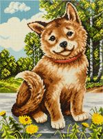 Алмазная (кристальная) мозаика Фрея, Прогулка в лесу, 30х40 см