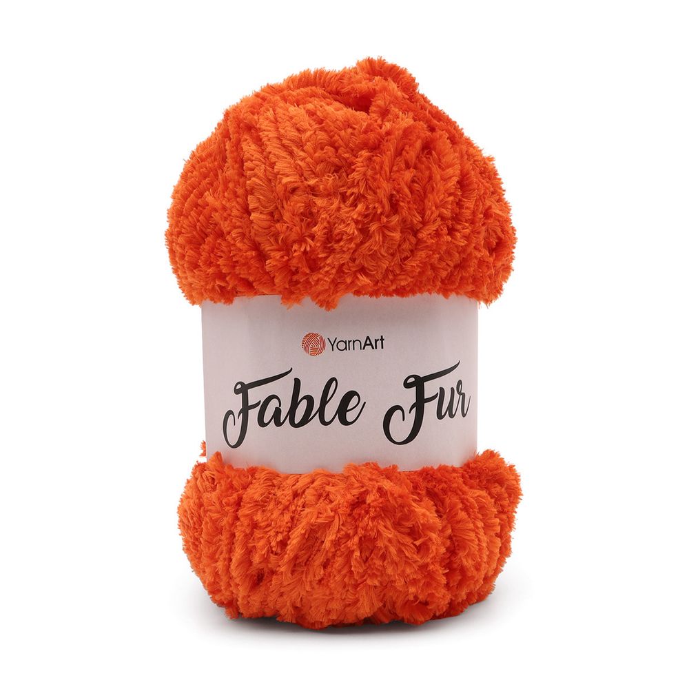 Пряжа YarnArt (ЯрнАрт) Fable Fur / уп.5 мот. по 100 г, 100 м, 980 красный