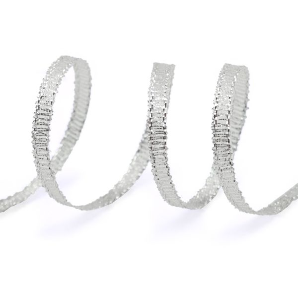 Лента металлизированная 3.0 мм, 100м 0080-0300 (серебро)