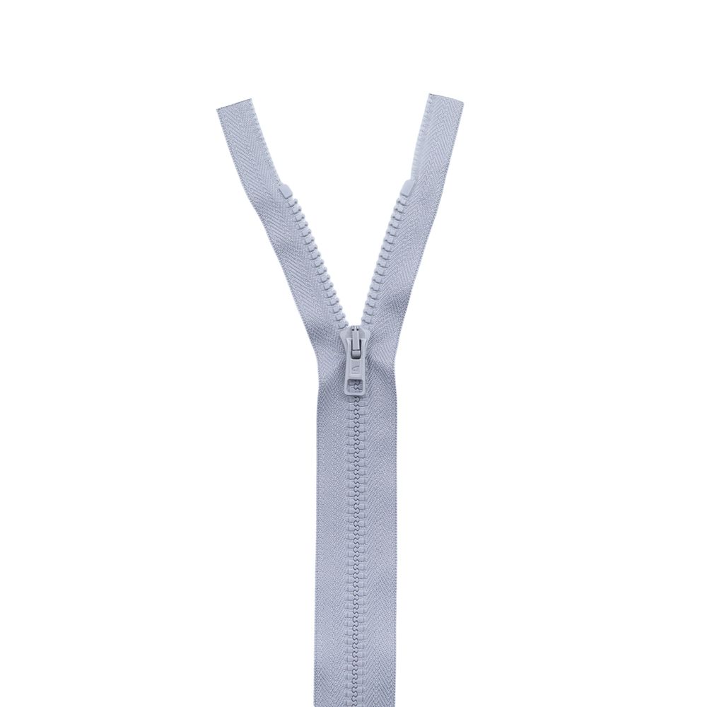 Молния трактор Arta Т6 (6 мм) 1 зам., разъем., 70 см, цв. 079 св.серый, уп.5 шт