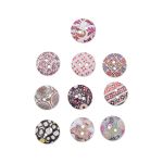 Украшения декоративные пуговицы деревянные Орнаменты №2, 15 мм, 100 шт