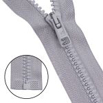 Молния трактор Arta Т6 (6 мм) 1 зам., разъем., 85 см, цв. 079 св.серый, уп.5 шт