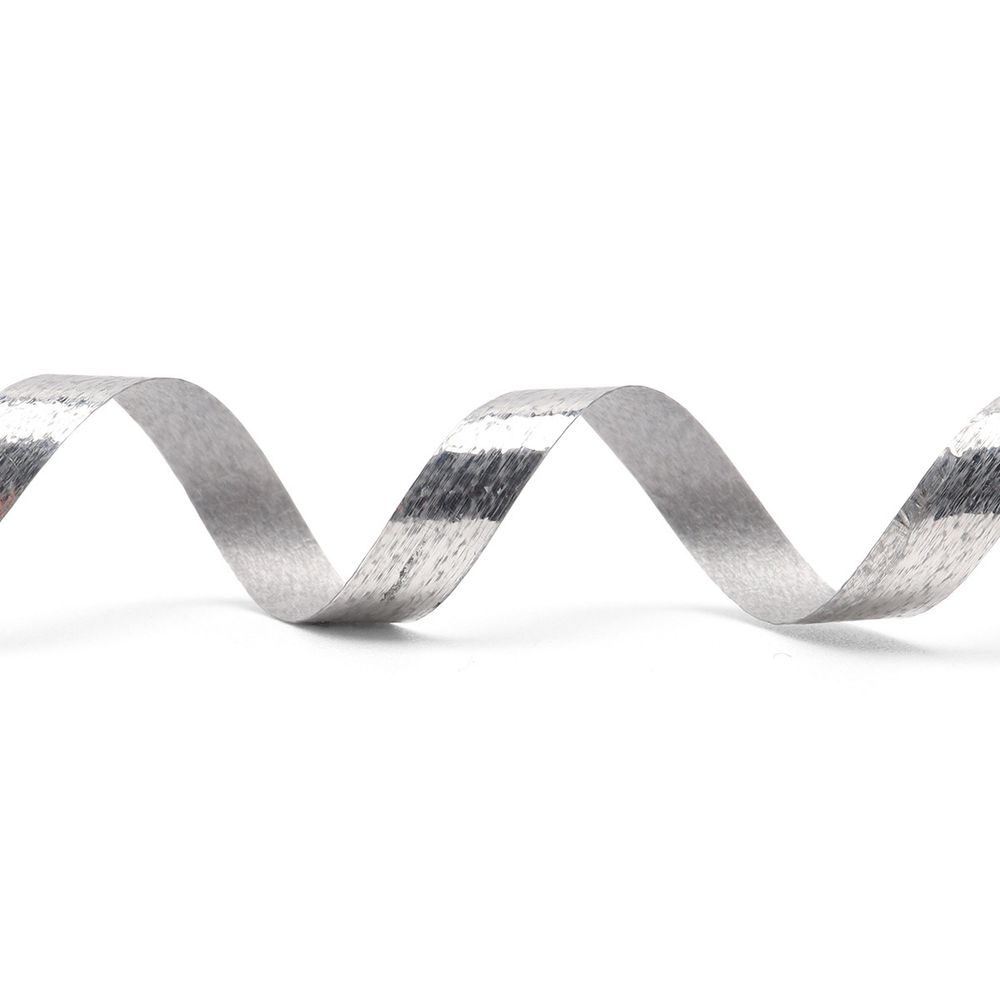 Лента упаковочная металлизированная 5 мм / 250 метров, SP12 серебро, R5-250SP