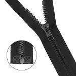 Молния трактор Arta Т6 (6 мм) 1 зам., разъем., 45 см, ОПТ. УП. 25 ШТ., 077 черный