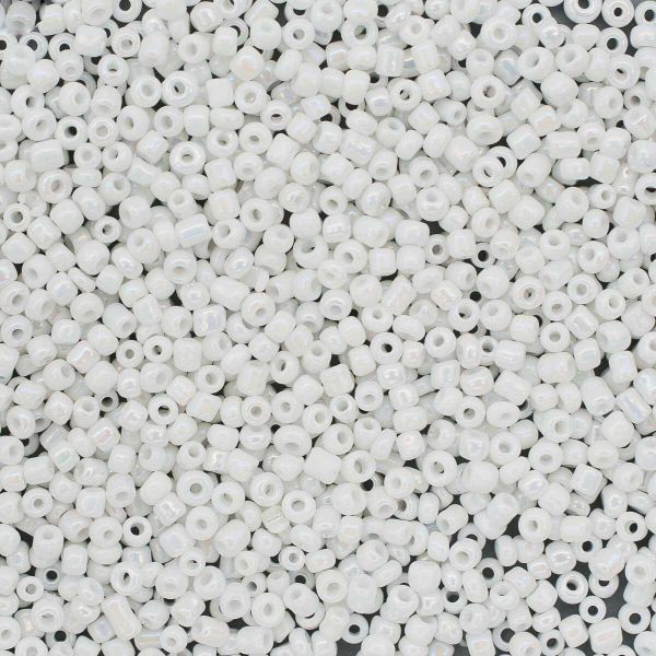 Бисер Astra&Craft 11/0 (2.1 мм), 200 г (10х20 г), цв. 401 белоснежный