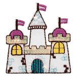 Термоаппликация "Замок принцессы", 5.5х6.0см