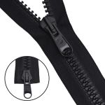 Молния трактор Arta Т8 (8 мм) 2 зам., разъем., 75 см, цв. 077 черный, уп.5 шт