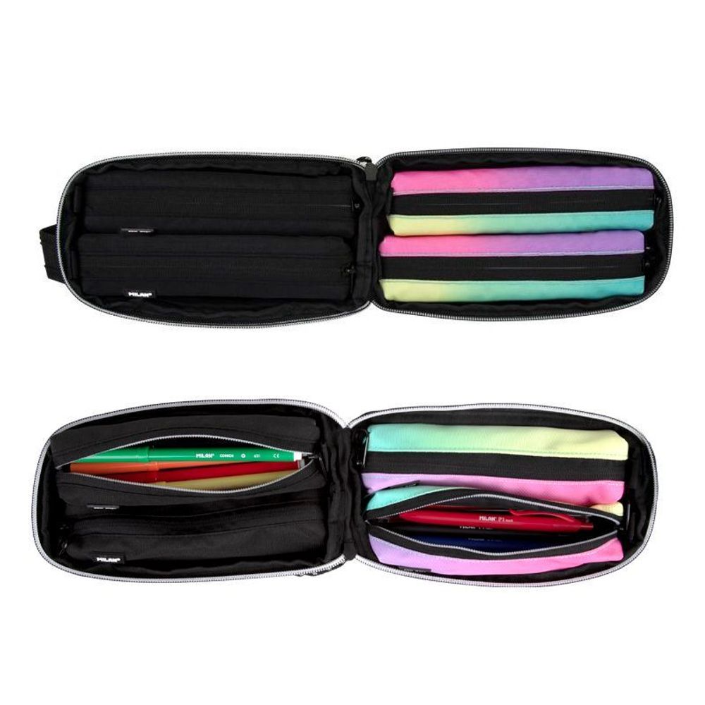 Пенал канцелярский с наполнением 22х11х10 см, 08872SNK1, Milan 08872SNK1