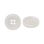 Пуговица 4 прокола 28L = 18 мм, пластик, col.A молочный, CN2868, 72 шт
