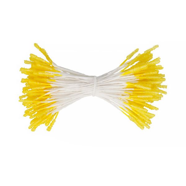 Тычинки для искусственных цветов Fiorico TIC/B-1.5 10х85 шт, желтый/yellow