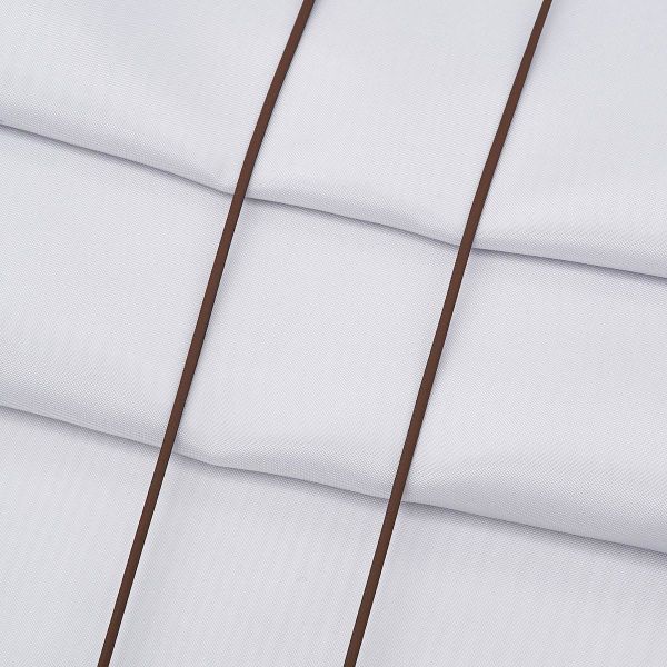 Шнур кожа искусственная ⌀1.0 мм / 100 метров, 06 темно-коричневый, 3Al338