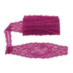 Кружево эластичное (стрейч) 100 мм / 10 метров, бордовый, 2.142-144Р