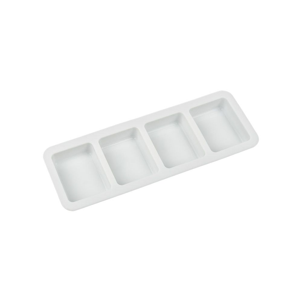 Форма силиконовая для пирожных 27.7х10х2.3 см, прямоугольные -4 ячейки, S-Chief SPC-0316