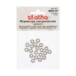 Рондели 9 мм, 20 шт, 01 под античное серебро, Zlatka MRR-07