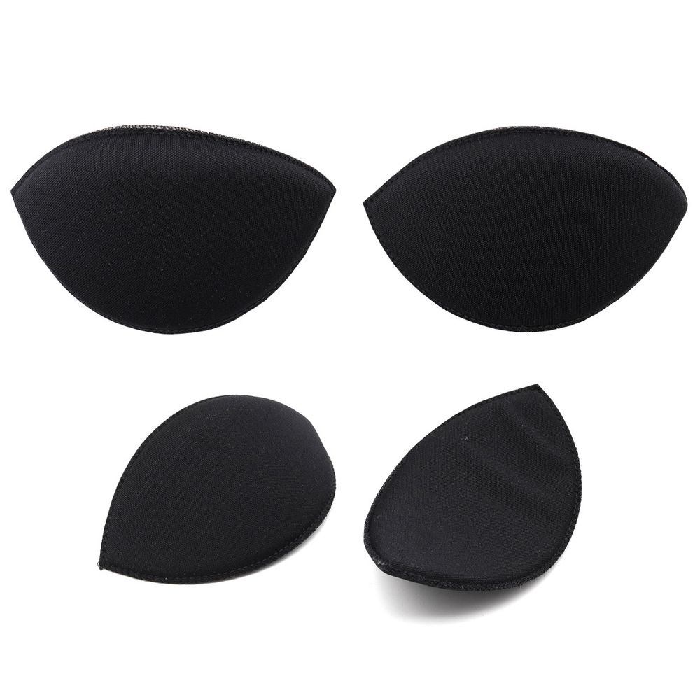 Увеличивающие вкладыши для корсетных изделий сшивные несимметричные 70х125 мм, толщ.16 мм, р.3, черный, Antynea, БВ-16/6