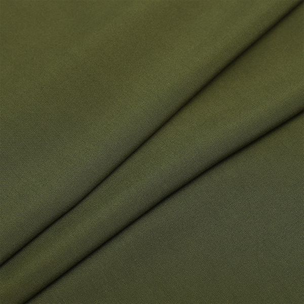 Штапель 110 г/м², 145 см / 2 метра, TBY-Vi-30-28.2, цв.28 т.оливковый