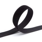 Лента контактная липучка (велкро) пришивная 50 мм / 25 метров, черный, 14.9 г/м, 6130-3105, /петля/, кач."B"