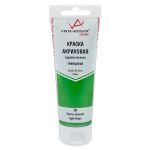 Краска акриловая глянцевая 75 мл, 19 св.зеленый (Light Green), Vista-Artista VAAG-75