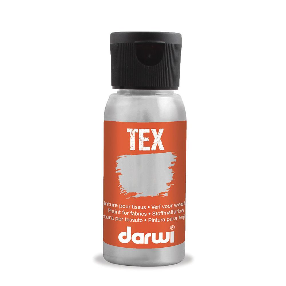 Краска для ткани Darwi TEX, 50 мл, 150 серый