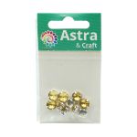 Хрустальные стразы в цапах круглой формы, желтый 8 мм, 10 шт. Astra&Craft, РЦ005НН8