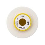 Нитка особо тонкая Gutermann Mara №150 (150/2), 5000 м, 713961, цв. 001 молочный, 1 катушка