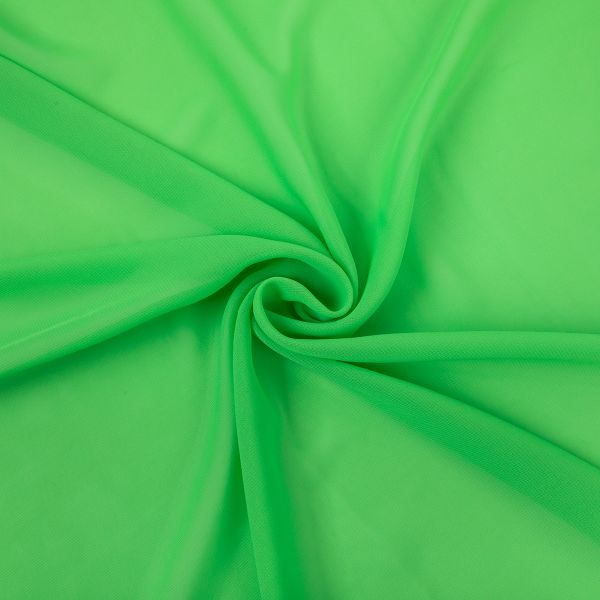 Ткань блузочная Poly Chiffon 84 г/м², 150х147 см, 23 яр.зеленый, Gamma PC-02