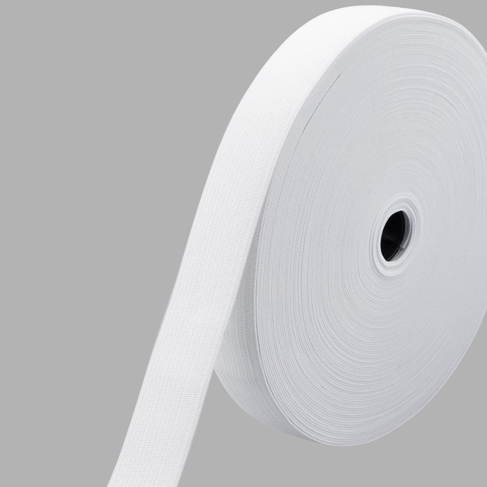 Резинка вязаная 25.0 мм / 25 метров, ТВ-25, белый