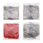 Кнопка рубашечная (джерси) открытая ⌀9.5 мм, ≈1440 шт, МЕТАЛЛ, эмаль, 162 красный матовый, NEW STAR