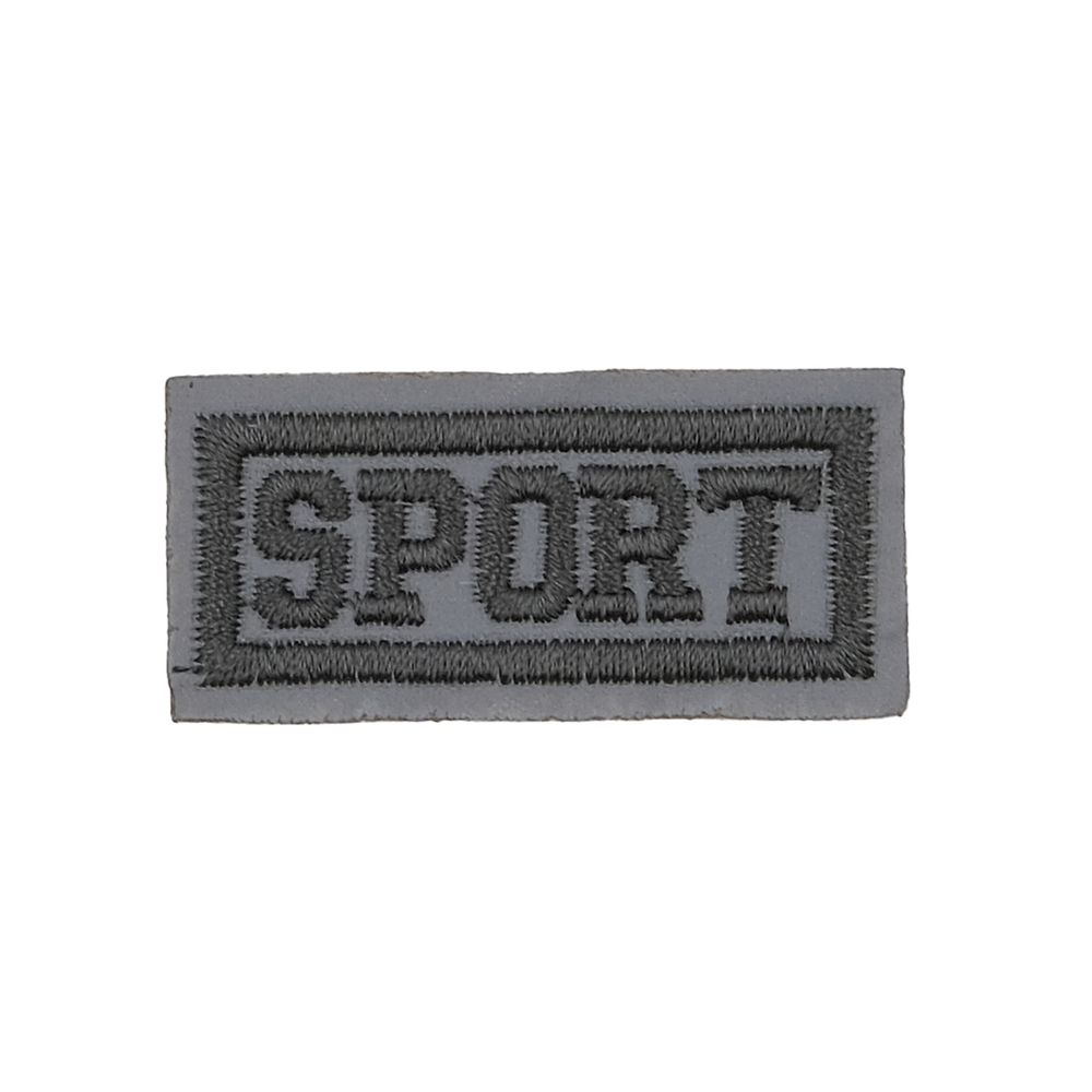 Термоаппликация светоотражающая Спорт, 45х20 мм, LA428, 3 шт