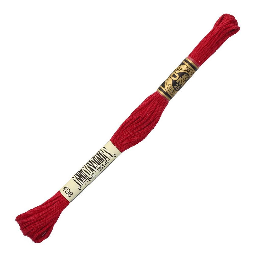 Мулине DMC 117 (498), 12 мотков по 8 метров