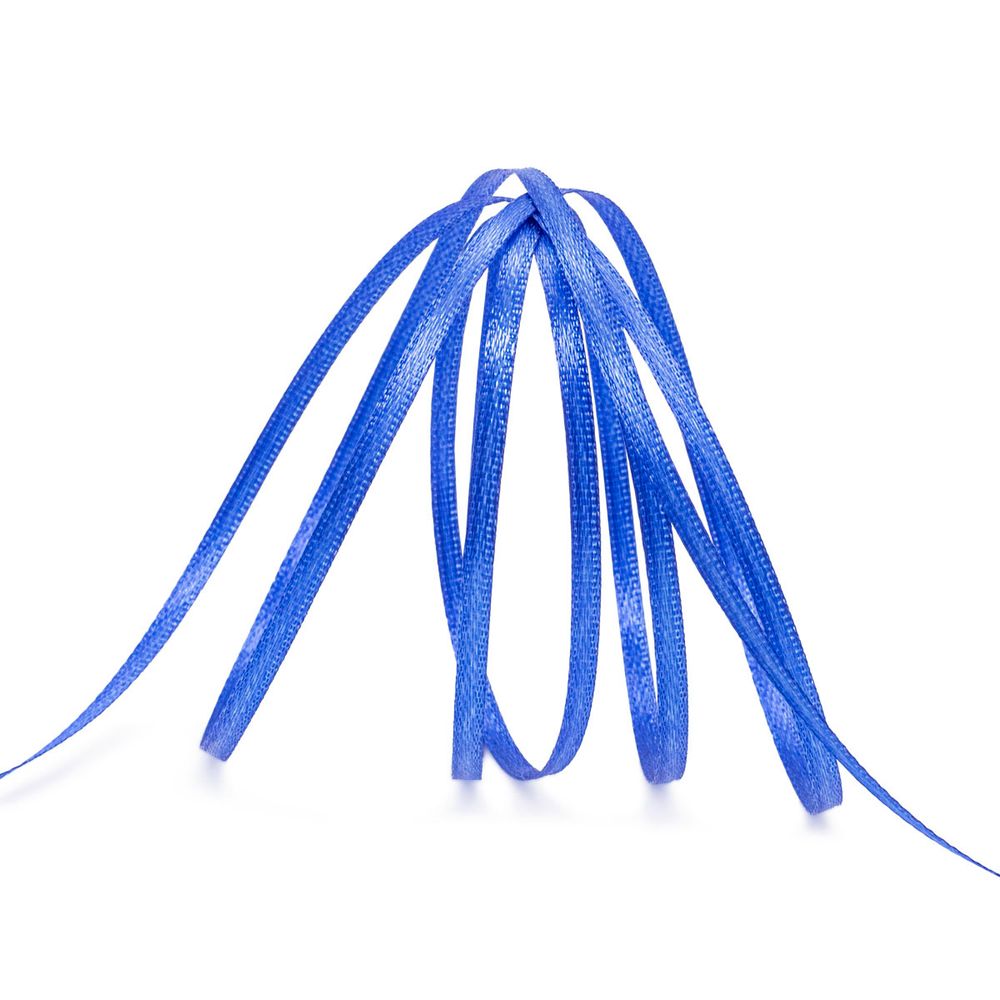 Лента атласная 2-сторонняя 3.0 мм / 100±2 метров, (155 василек), Globus