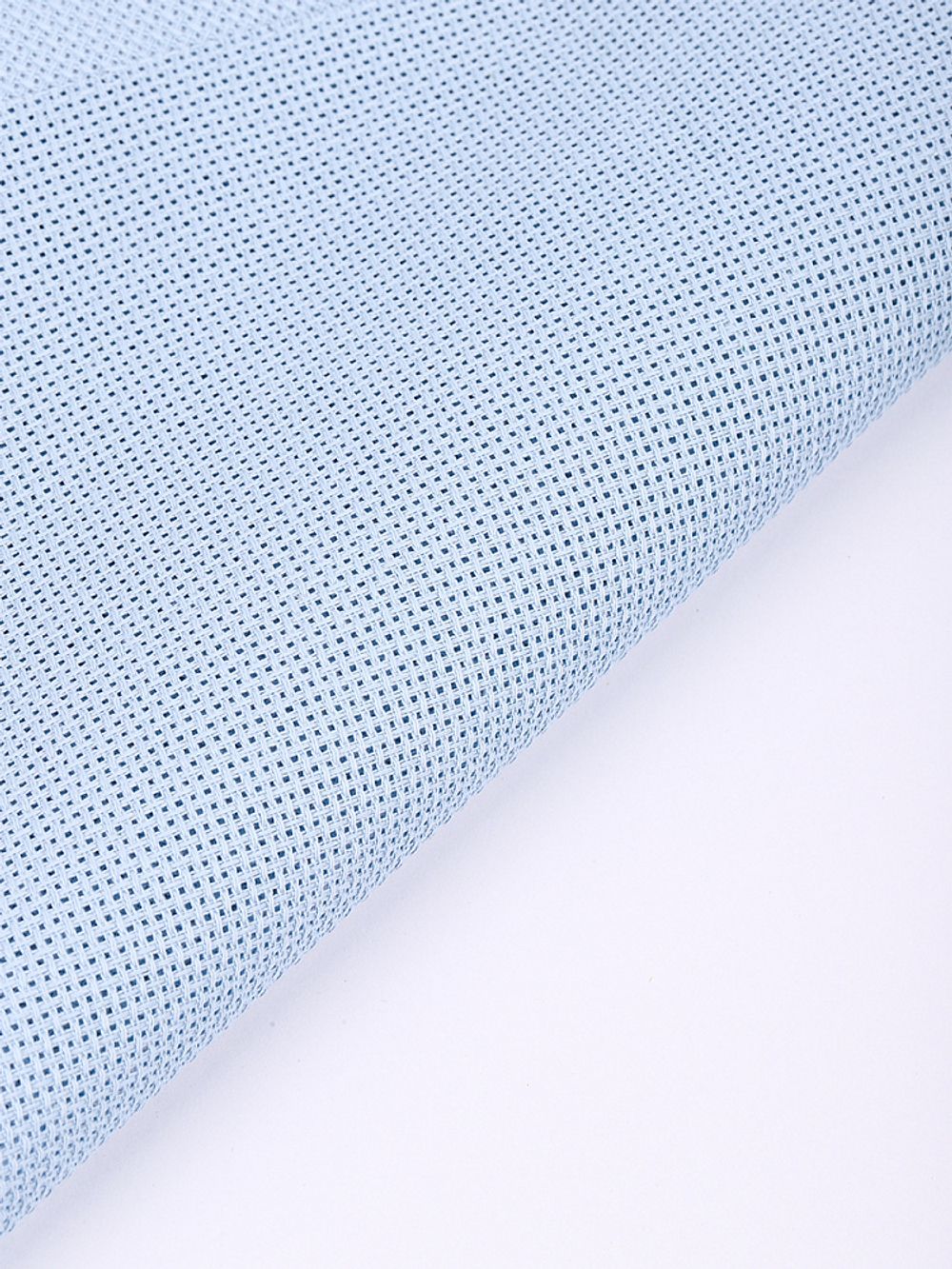 Канва для вышивания крупная, 854 (10х44кл) 40х50 см, цв. 182 голубая