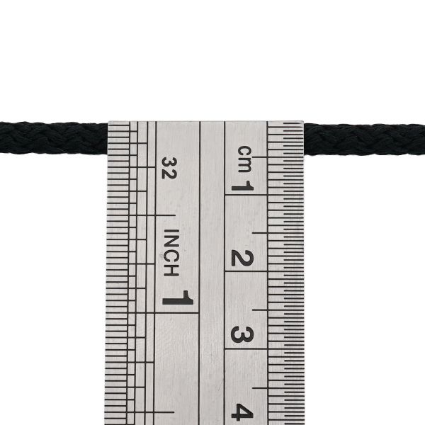 Шнур плетеный ⌀4.0-5.0 мм / 100 метров, 005 черный