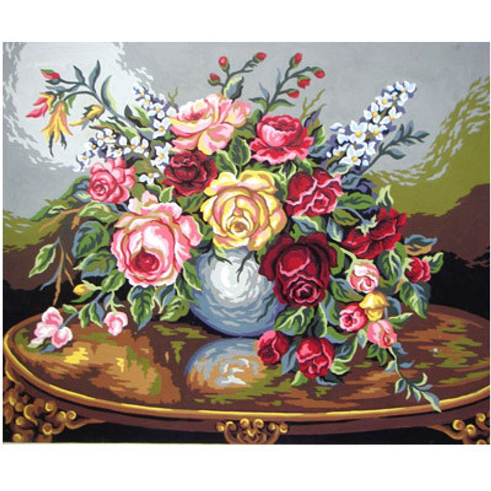 Рисунок для вышивания Grafitec (канва), сер.11.000 60х50 см, 11.580 Букет цветов