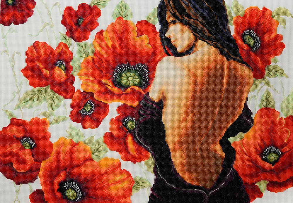 Марья Искусница, Пора цветения по рисунку В. Черкасова 40х28 см