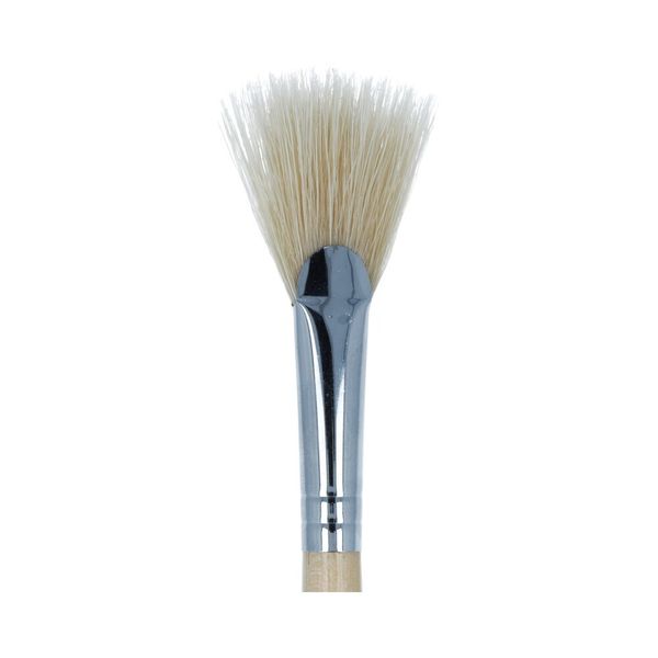 Кисть щетина №12 веерная, 5 шт, короткая ручка, 12, Mr.Painter BBW 132-12