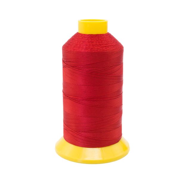 Нитки филаментные 420D/3, 1500 м, 100% п/э, Астра, 1030 красный