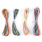 Шнур вощеный ⌀1.0 мм / 20х1 метр, Астра, разноцветный