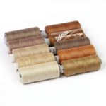 Швейные нитки (набор) 40/2, 10 кат. по 366 м, 100% п/э, MIX BJ, ассорти (бежевые оттенки)