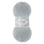 Пряжа Alize (Ализе) Happy Baby New / уп.5 мот. по 100 г, 320м, 344 серый