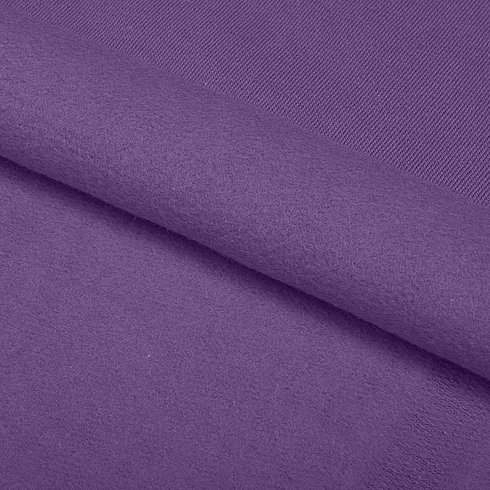 Футер 2-нитка начес 190 г/м², 100-100 см / 6 метров, ФУТ2Х.НАЧ.190.19-3542.6, фиалка