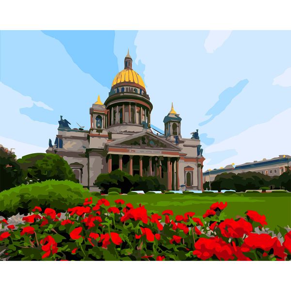 Картина по номерам Cristyle, Санкт-Петербург. Исаакиевский собор, 40х50 см