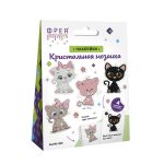 Алмазная (кристальная) мозаика Фрея, наклейки Котята, 7.5х9 см