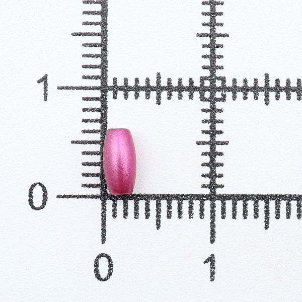 Бусины пластик (жемчуг) 3х6 мм, 15 г, Astra&Craft (бордово-фиолетовый), 4AR293/294