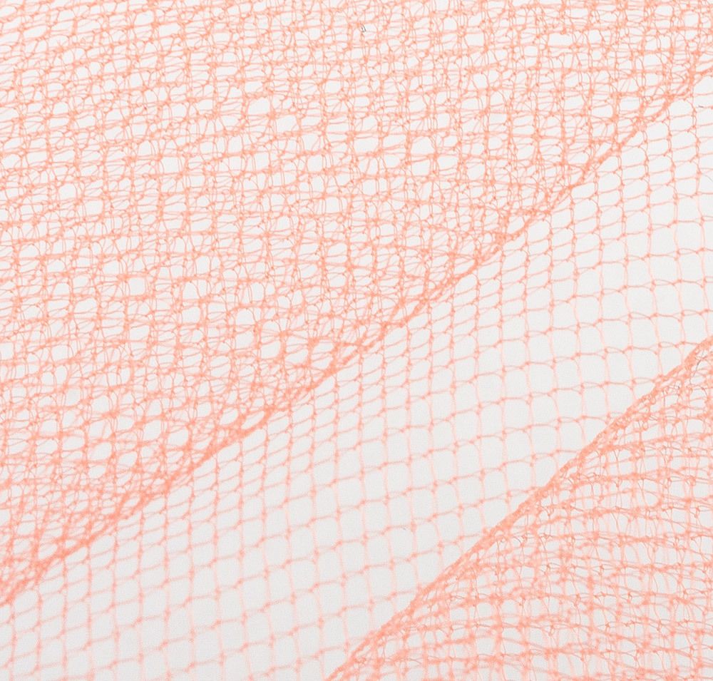 Фатин на шпульке средней жесткости, 100% нейлон, 150 мм, 04 персиковый, 22,86м, Gamma FTN/R