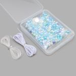 Набор бусин для рукоделия, творчества, микс, Astra&Craft (голубой)