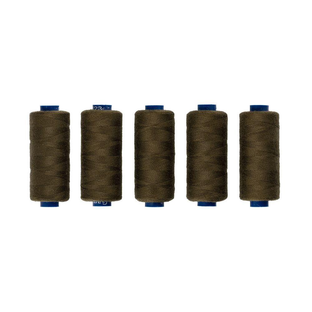 Нитки швейные бытовые Gamma 40/2, 365 м / 5 кат, №423 т.хаки