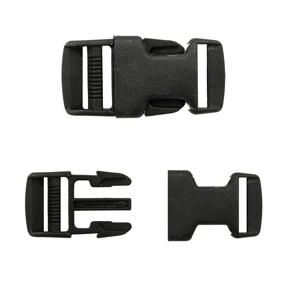 Фастекс (пряжка трезубец) пластик 25 мм, 1 шт, черный, Hobby&amp;Pro