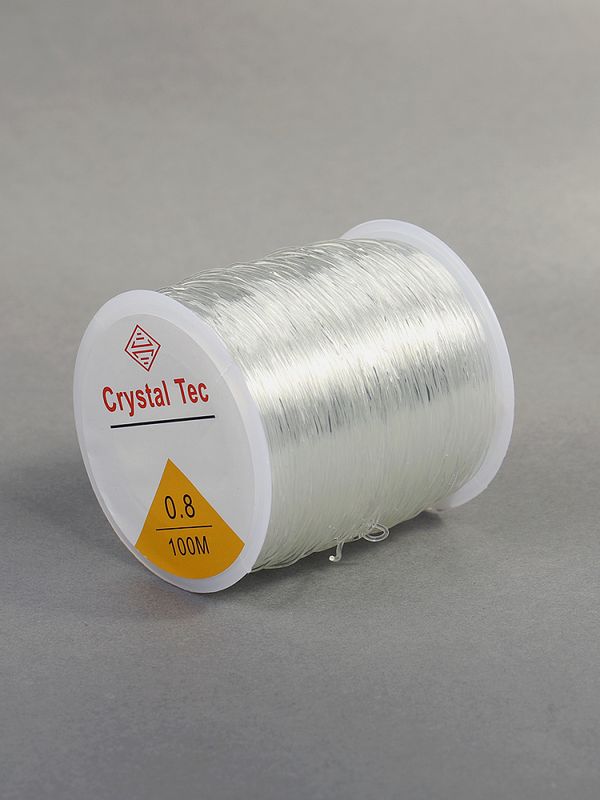 Нить-леска 0.8 мм, цв.прозрачный, 100м
